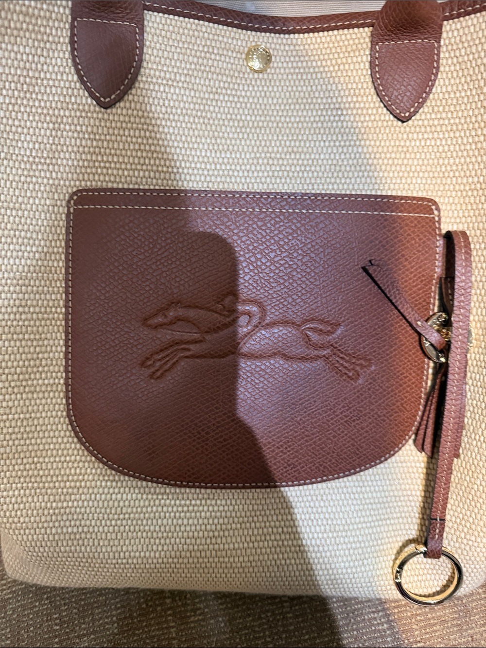 Longchamp LE PLIAGE COLLECTION L BASKET BAG $505 orig - Picture 5 of 11